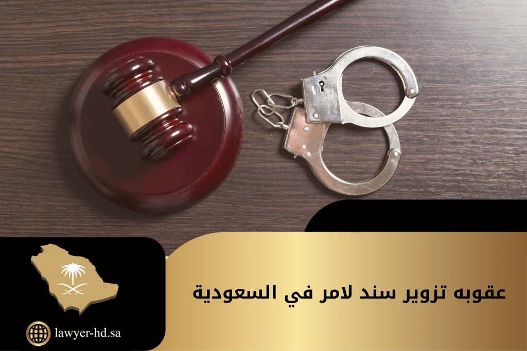 عقوبة تزوير سند لامر في السعودية
